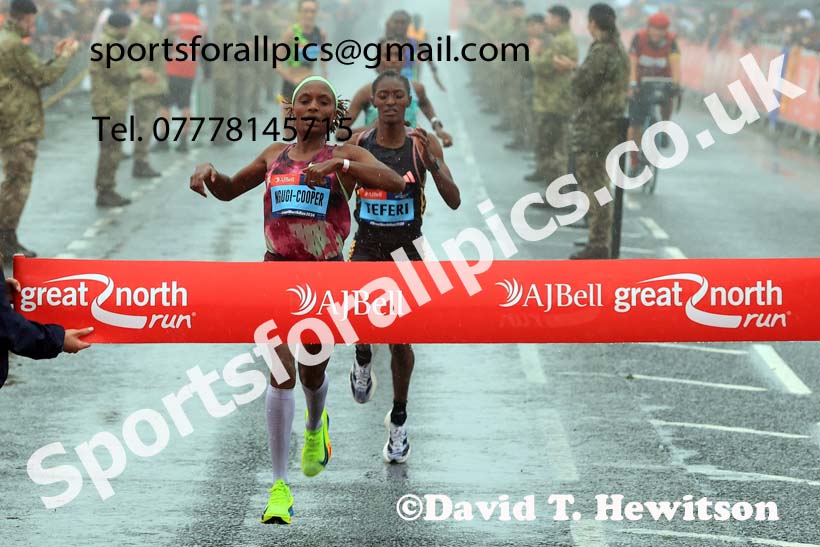 Women, 2024 AJ Bell Great North Run.  Photo: David T. Hewitson/Sports for All Pics